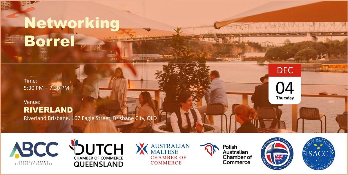 Business Networking Borrel, 4 December | Event in Brisbane City | AllEvents