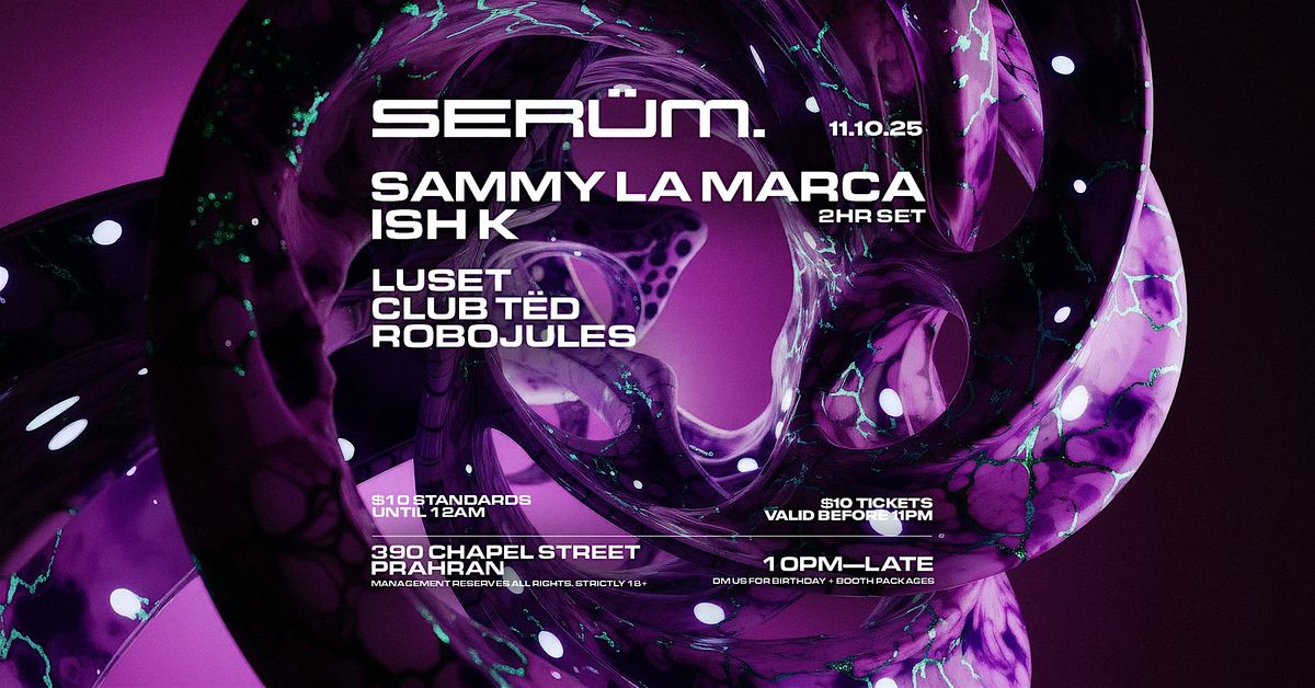 SERÜM. 11.10.2025, 11 October | Event in Prahran | AllEvents