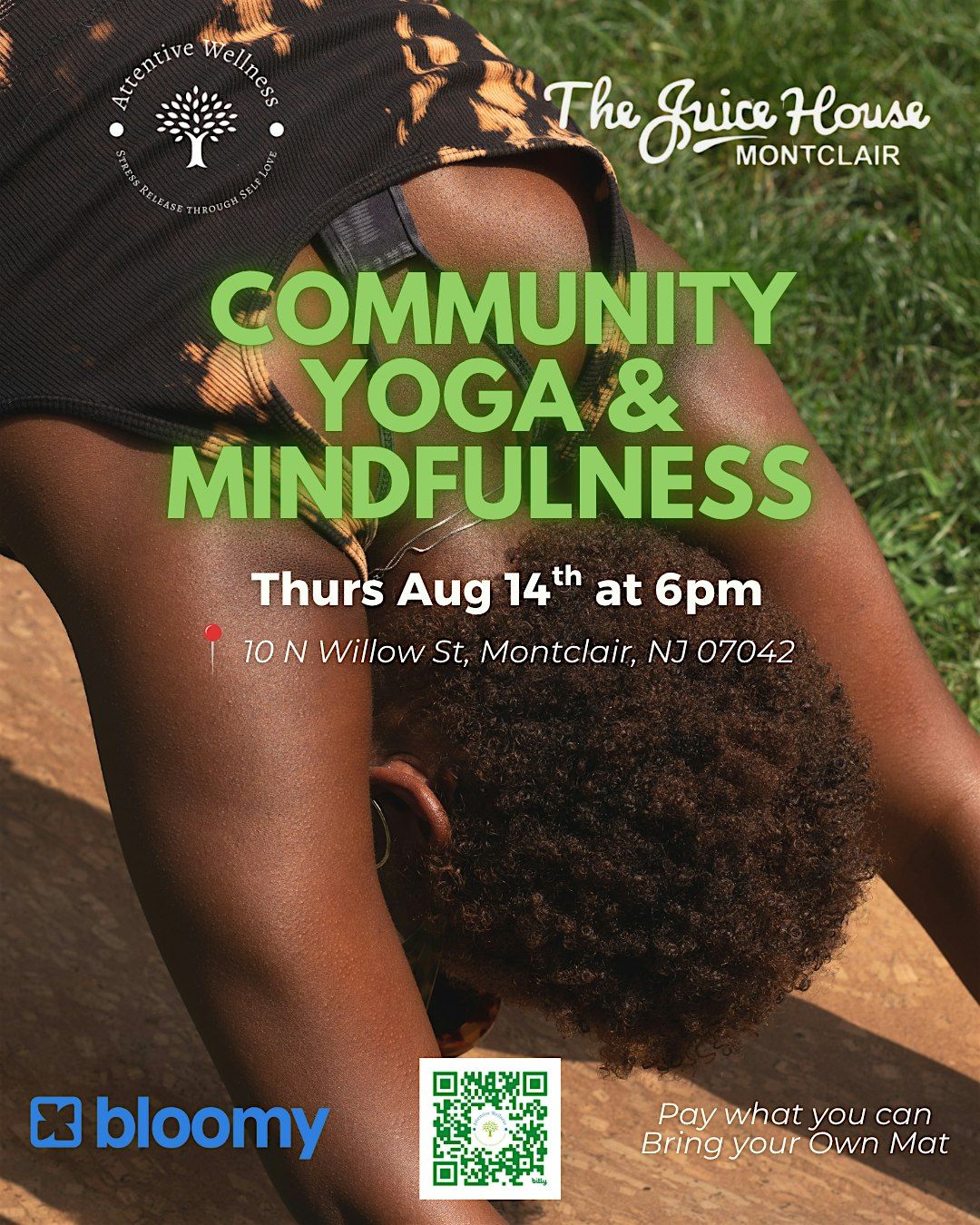 Montclair Community Yoga & Mindfulness, 14 August | Event in Montclair | AllEvents