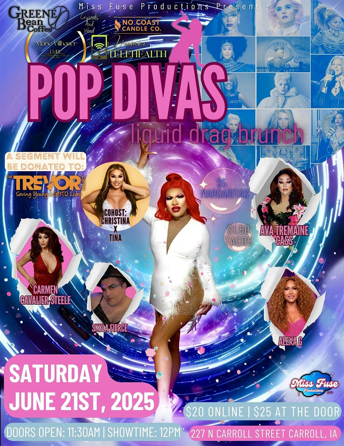 POP DIVAS | Drag Brunch in Carroll, IA, 21 June | Event in Carroll | AllEvents