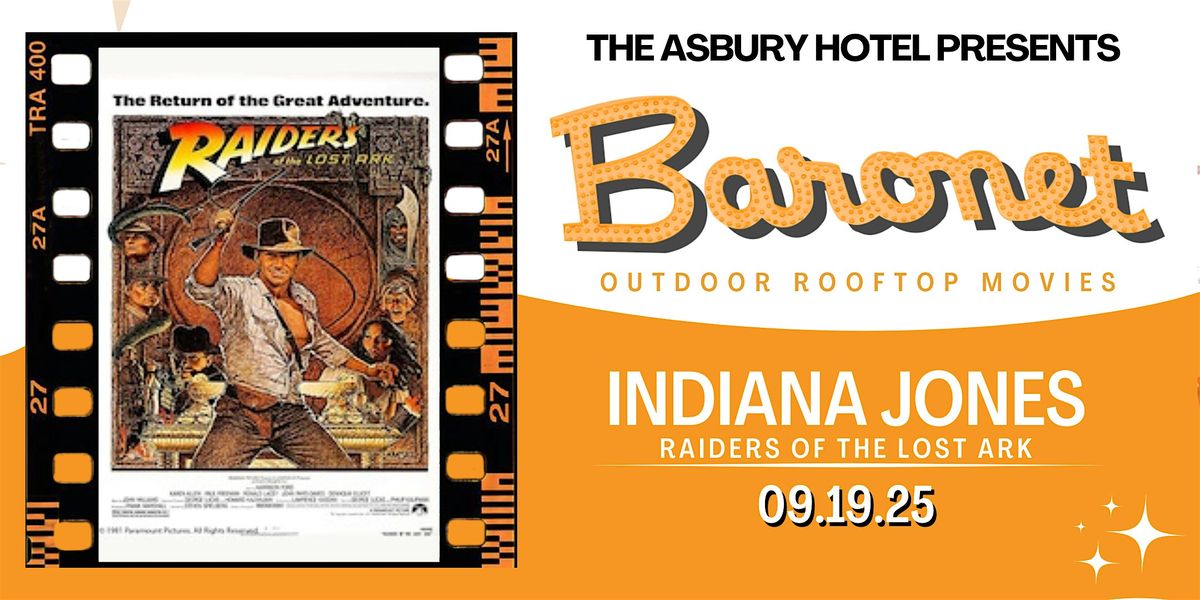 "Raiders Of The Lost Ark" - Indiana Jones, 19 September | Event in Asbury Park | AllEvents