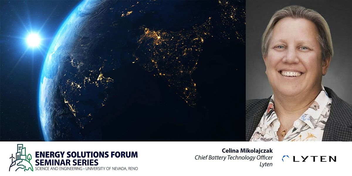Energy Solutions Forum Presents Celina Mikolajczak, 3 September | Event in Reno | AllEvents