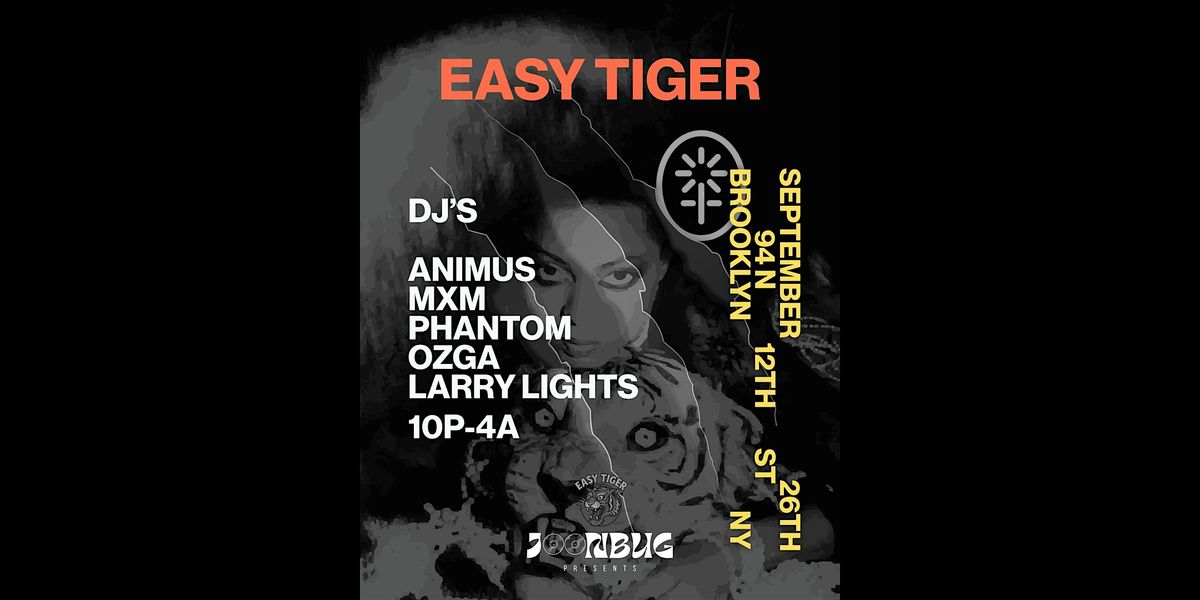 ANIMUS and FRIENDS at Easy Tiger, 26 September | Event in Brooklyn | AllEvents