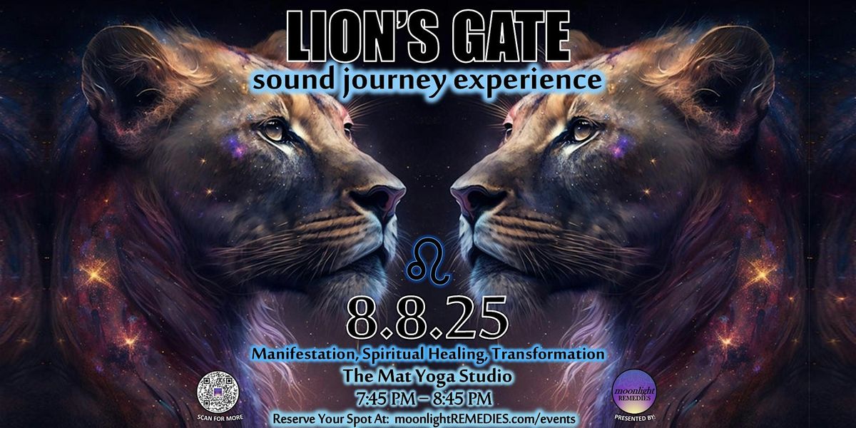 Lion's Gate Sound Journey Experience 8.8.25, 8 August | Event in Dallas | AllEvents