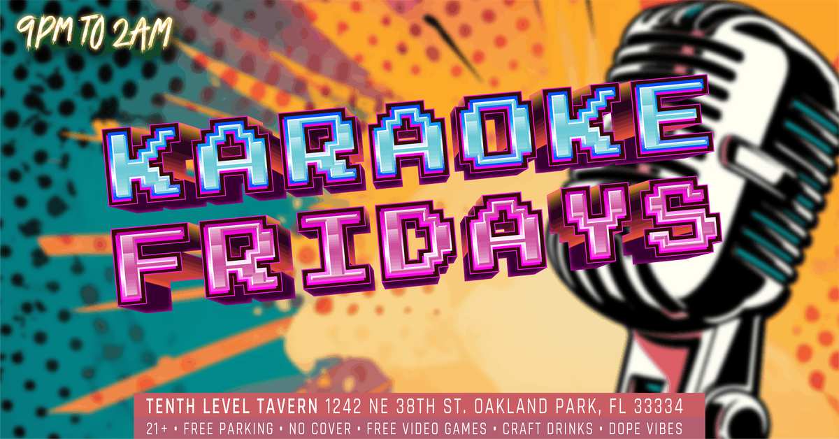Karaoke Fridays hosted by The Heart Container | Event in Oakland Park | AllEvents