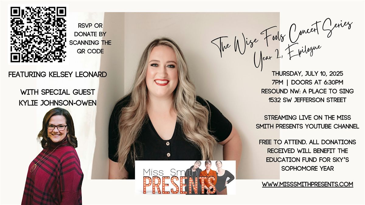 Wise Fools Concert Series Year 2: Epilogue, 10 July | Event in Portland | AllEvents