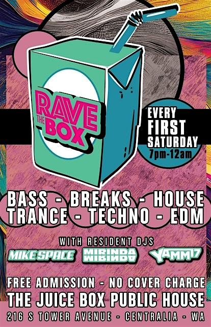 Rave the Box, 5 July | Event in Centralia | AllEvents