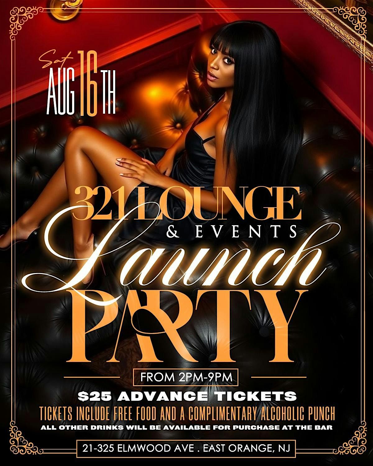 321 Lounge & Events Launch Party, 16 August | Event in East Orange | AllEvents