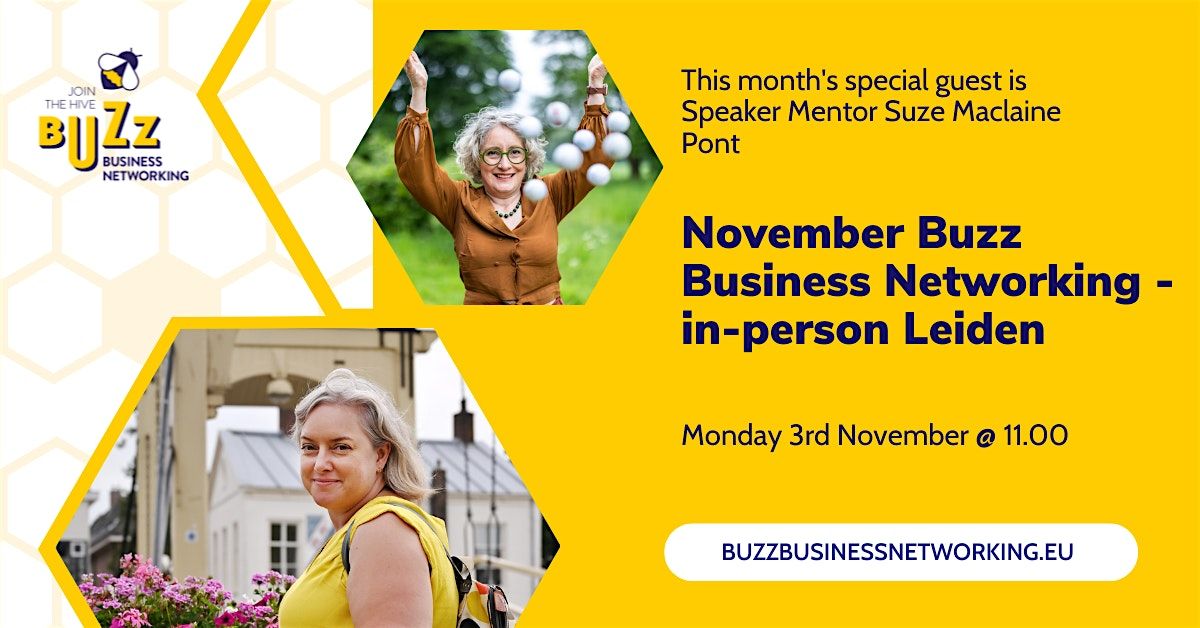 Nov 2025 Buzz Business Networking Meet Up – Leiden, 3 November | Event in Leiden | AllEvents