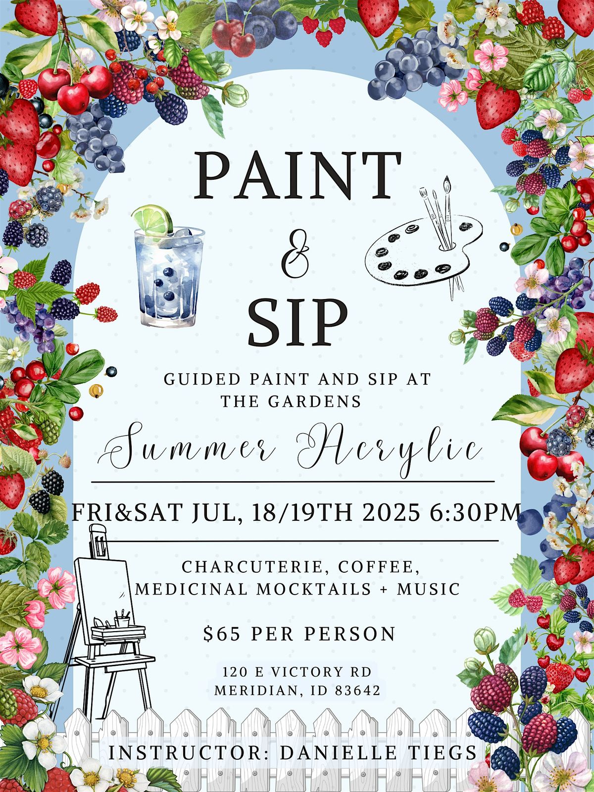July 19th Paint and Sip (Saturday), 19 July | Event in Meridian | AllEvents