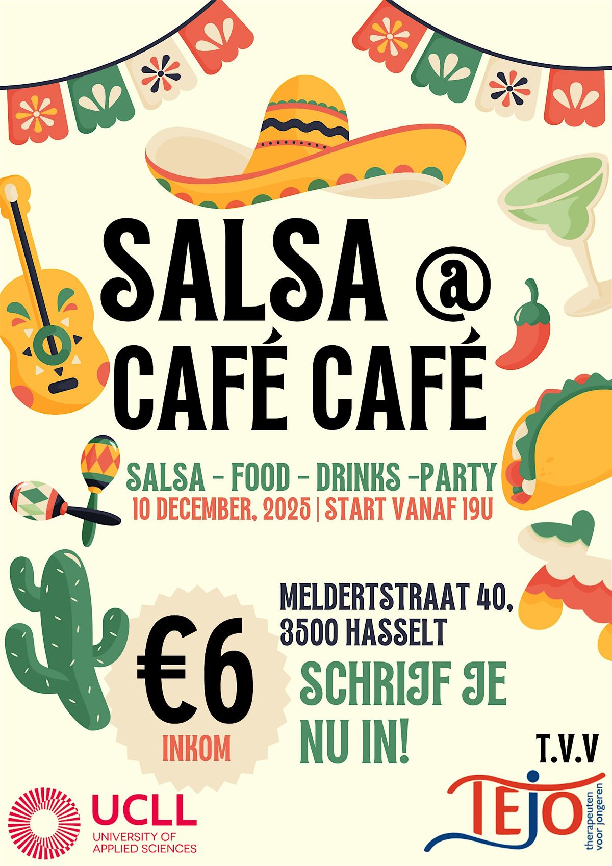 Salsa @ Cafe Cafe, 10 December | Event in Hasselt | AllEvents