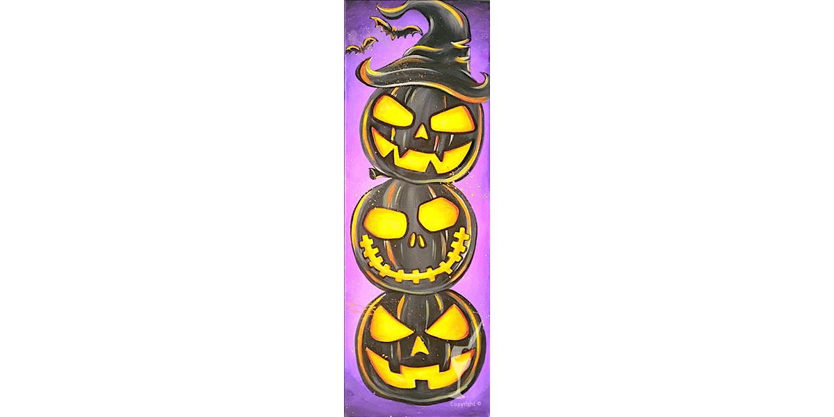 Spooky Jack-o’-Lantern Stack - Paint and Sip in Denver | Classpop!™, 3 October | Event in Denver | AllEvents