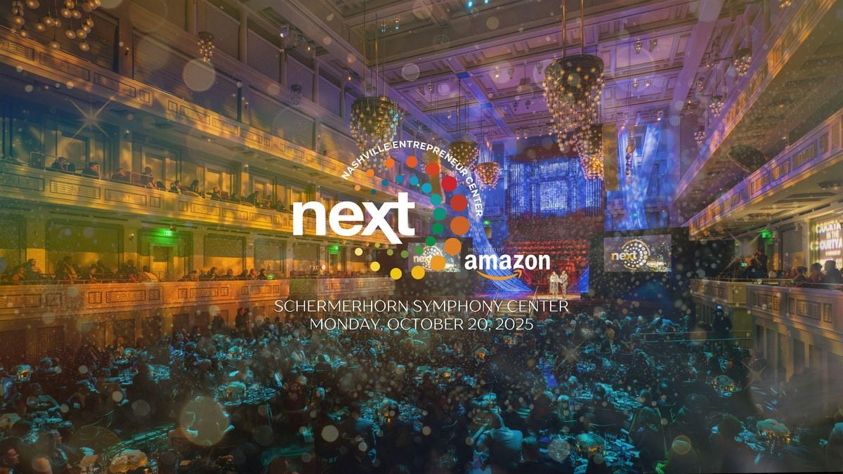 2025 NEXT Awards and Entrepreneurs' Hall of Fame, 20 October | Event in Nashville | AllEvents