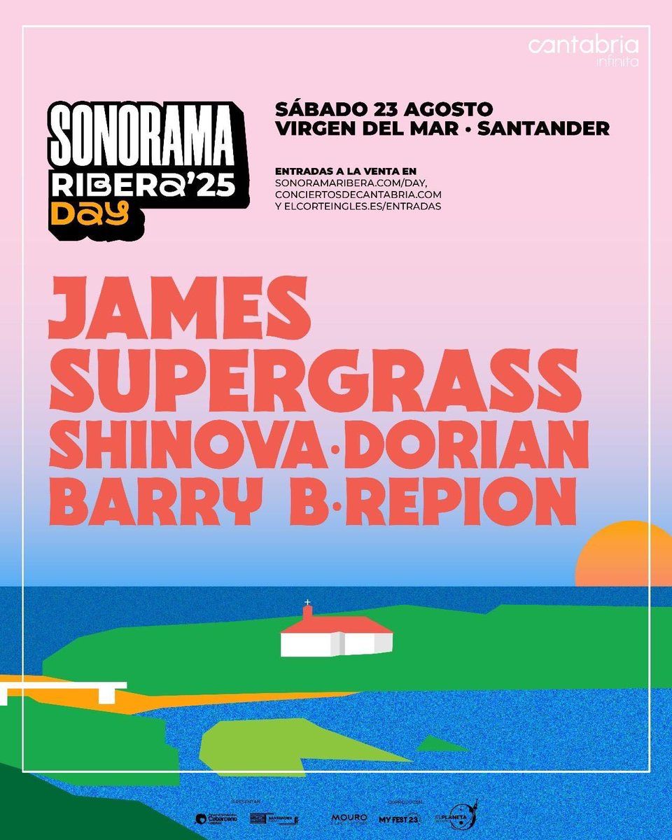 Sonorama Festival Day Santander 2025 - James, Supergrass and more Tickets, 23 August | Event in Santander