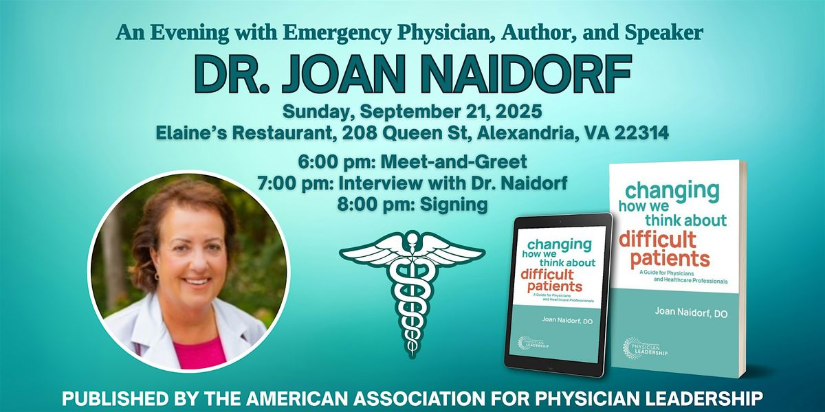 Dr. Joan Naidorf Interview, 21 September | Event in Alexandria | AllEvents
