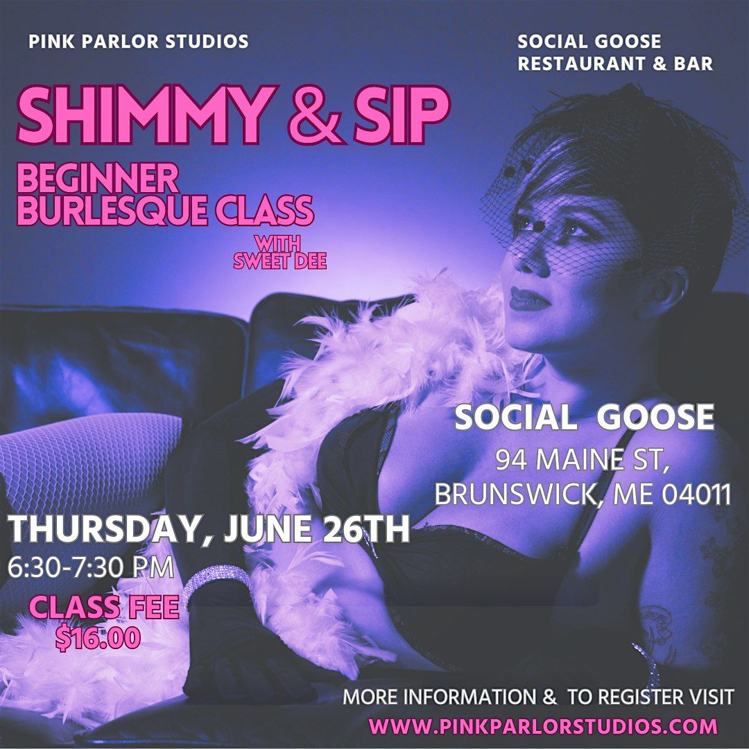 Shimmy & Sip: Beginner Burlesque Class, 26 June | Event in Brunswick | AllEvents