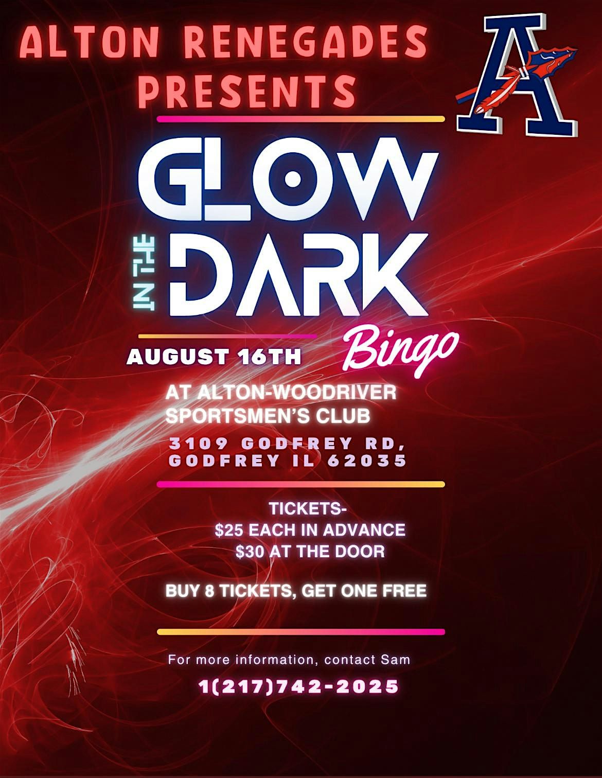 Glow In The Dark Bingo, 16 August | Event in Godfrey | AllEvents