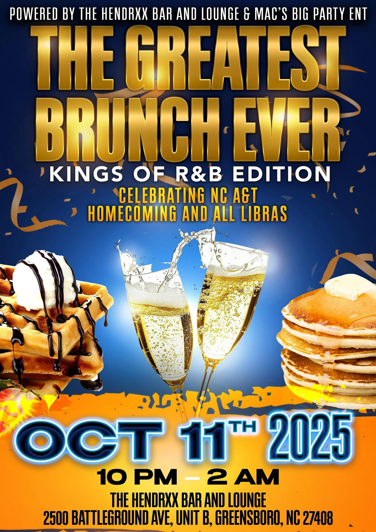 The Greatest Brunch Ever!! A&T Homecoming (Kings of R&B Edition), 11 October | Event in Greensboro