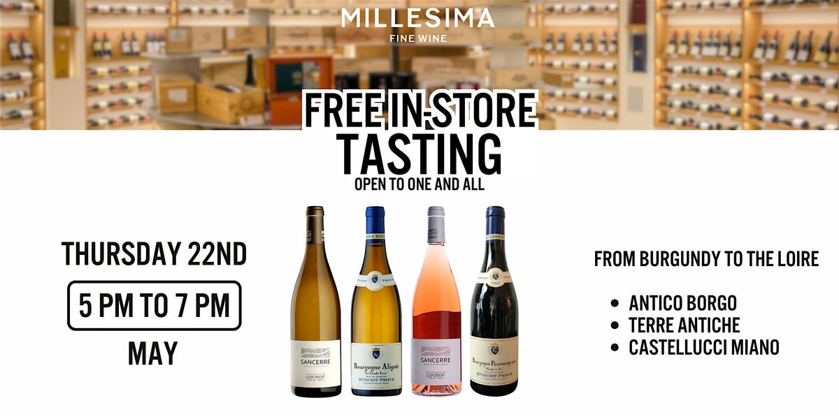 Free Wine Tasting - From Burgundy to the Loire, 22 May | Event in New York | AllEvents