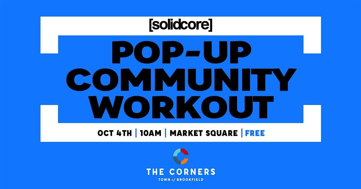 [solidcore] Brookfield Pop-Up Community Workout, 4 October | Event in Brookfield | AllEvents