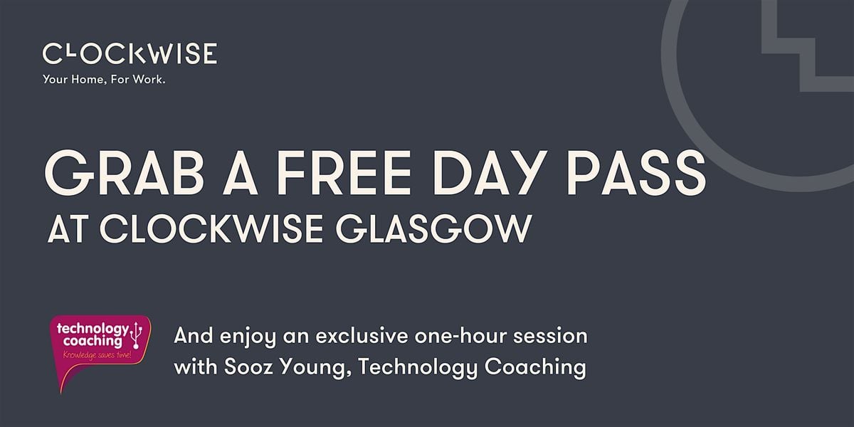 Clockwise Coworking Community: Use AI to Get Confident & Create Videos | Event in GLASGOW | AllEvents