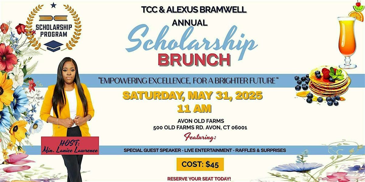 TCC & ALB Scholarship Brunch, 31 May | Event in Avon | AllEvents