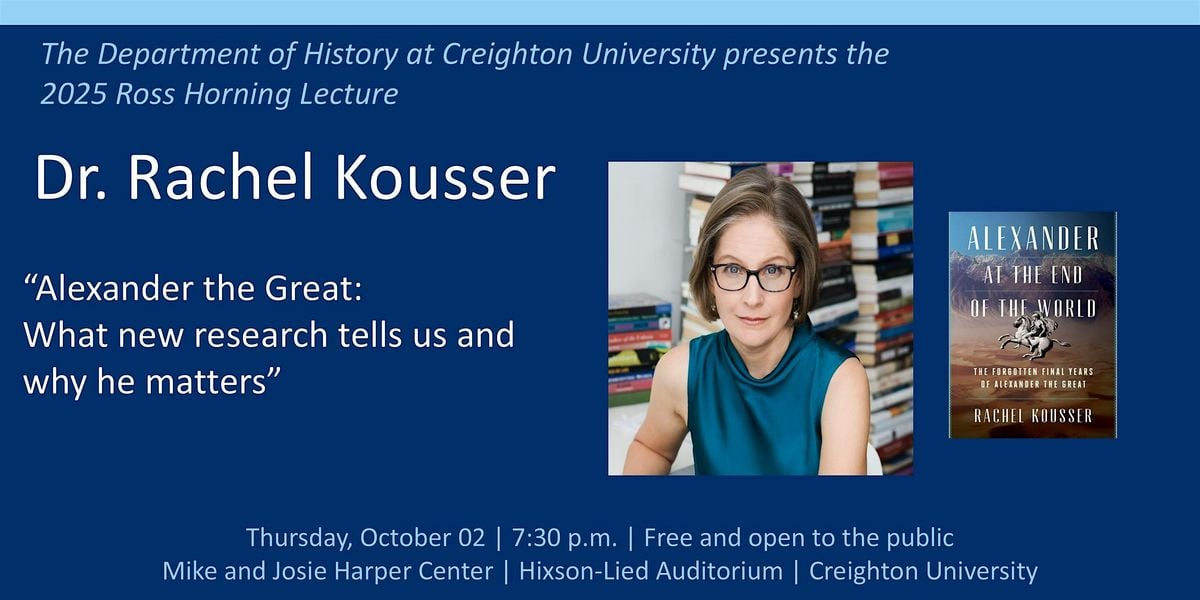 Creighton University's 2025 Ross Horning Lecture, 2 October | Event in Omaha | AllEvents