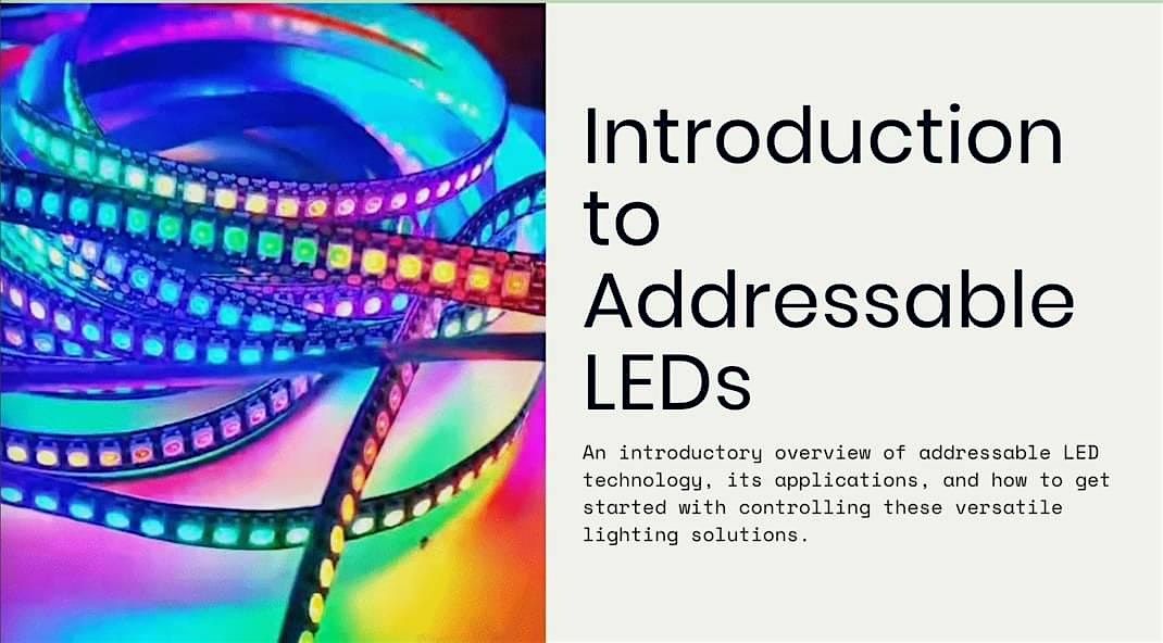 Introduction to Addressable LEDs, Heart Valley Springs, Bloomingdale, 3 ...