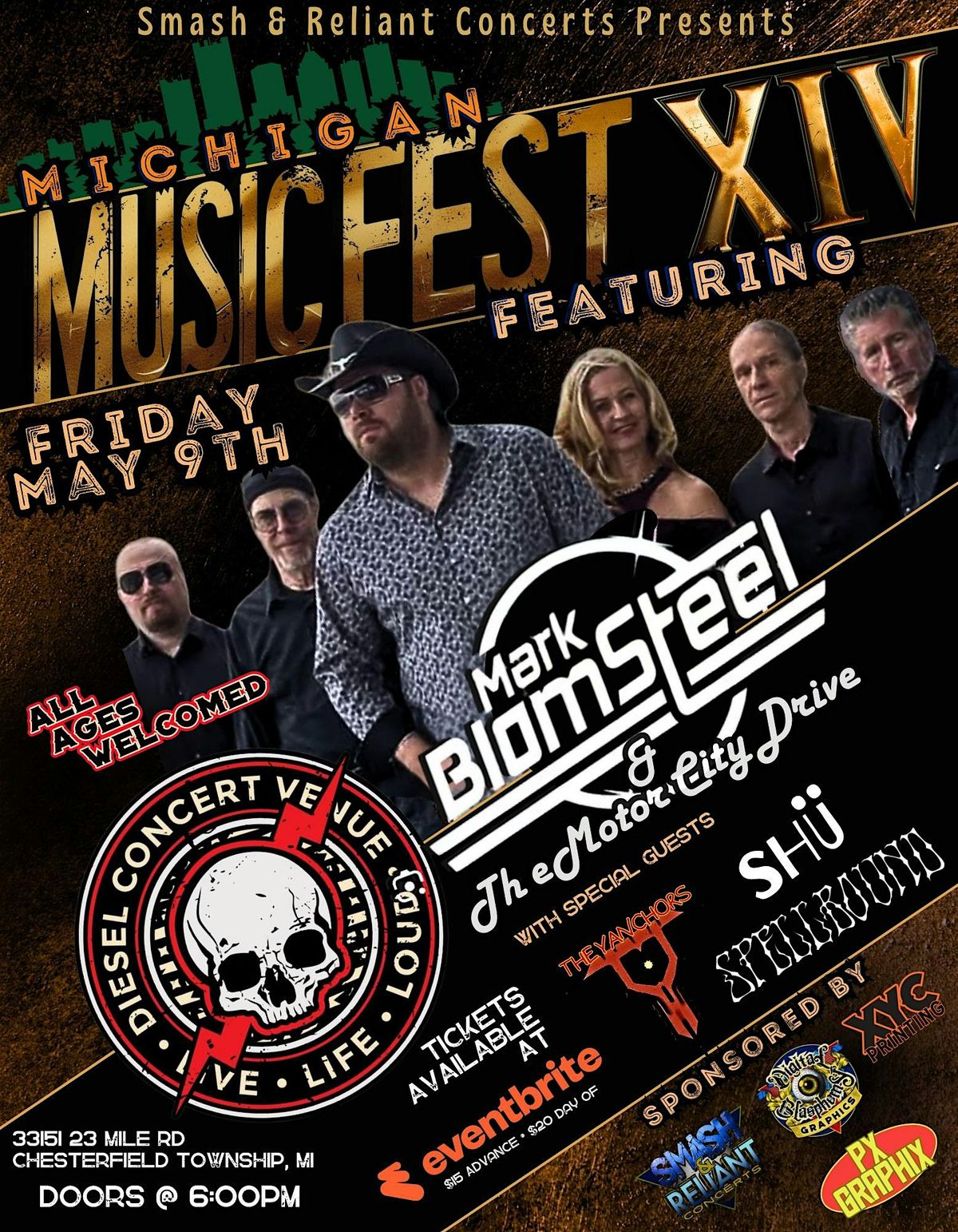 Michigan Musicfest XIV - Featuring Mark Blomsteel, 9 May | Event in Chesterfield | AllEvents