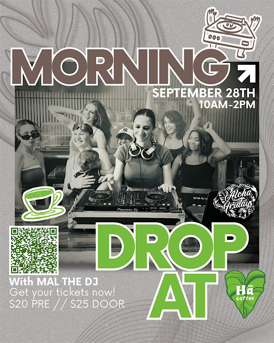 Morning Drop at Hā Coffee, DJ vibes with your Lattes, 28 September | Event in Lihue | AllEvents