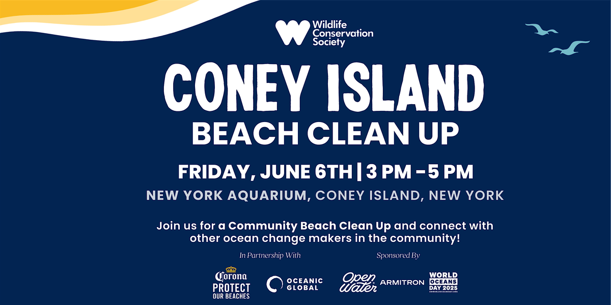 Oceanic Global & WCS World Oceans Day Community Cleanup: Coney Island, 6 June | Event in Brooklyn | AllEvents