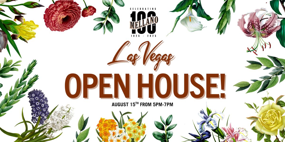 Mellano & Co. Las Vegas Open House, 15 August | Event in Las Vegas | AllEvents