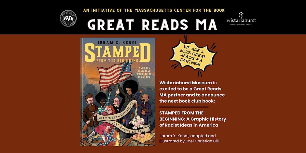Get updates on the upcoming book club book: Stamped from the Beginning, 1 September | Event in Holyoke | AllEvents