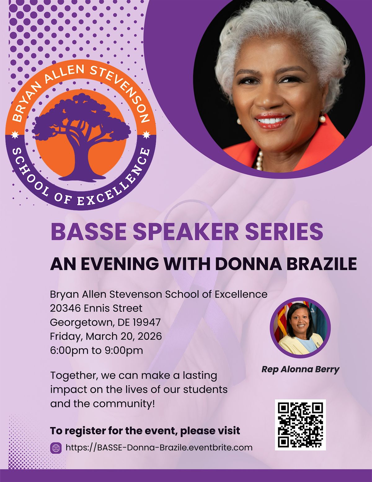 BASSE Speaker Series- an Evening with Donna Brazile, 20 March | Event in Georgetown | AllEvents