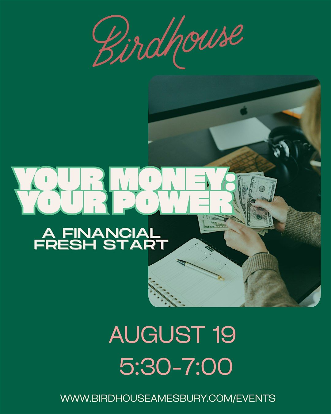 Your Money, Your Power: A Financial Fresh Start, 19 August | Event in Amesbury | AllEvents