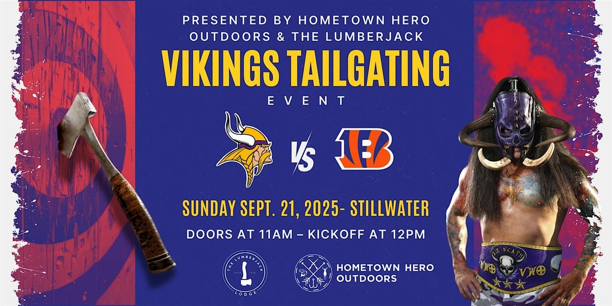 Tailgate for a Cause – Vikings vs. Bengals Tailgate, 21 September | Event in Stillwater | AllEvents