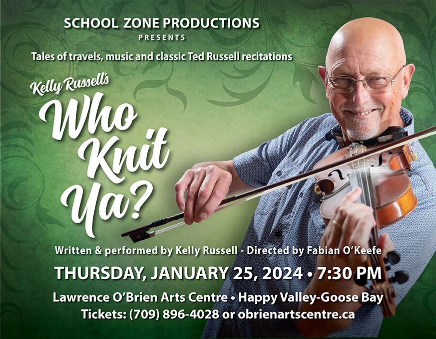 Kelly Russells "Who Knit Ya?", Lawrence O'Brien Arts Centre, Goose Bay