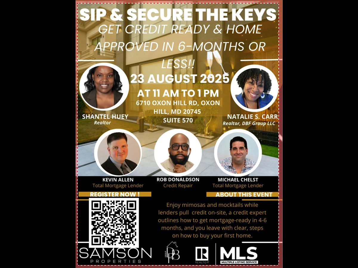From Credit to Closing, 23 August | Event in Oxon Hill | AllEvents