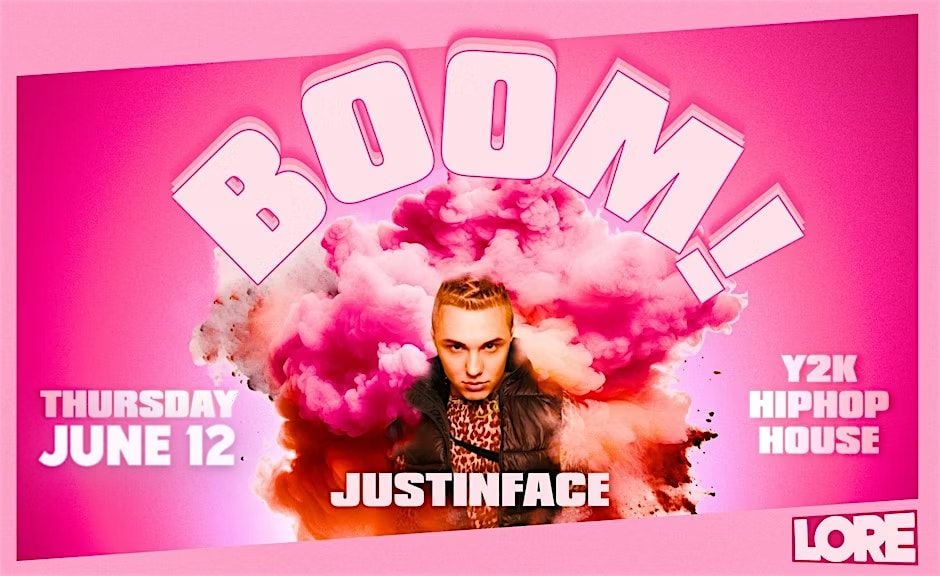 Boom! FREE dance party with Justinface, 12 June | Event in Atlanta | AllEvents
