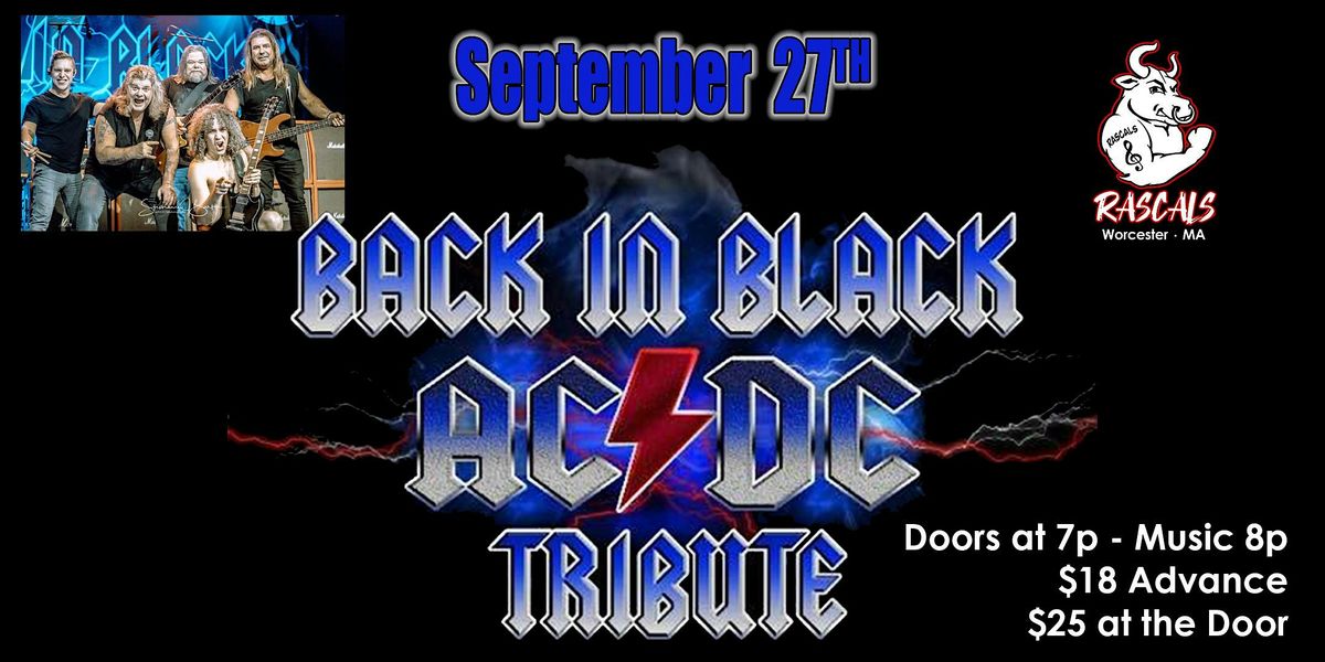 Back In Black - AC/DC Tribute, 27 September | Event in Worcester | AllEvents