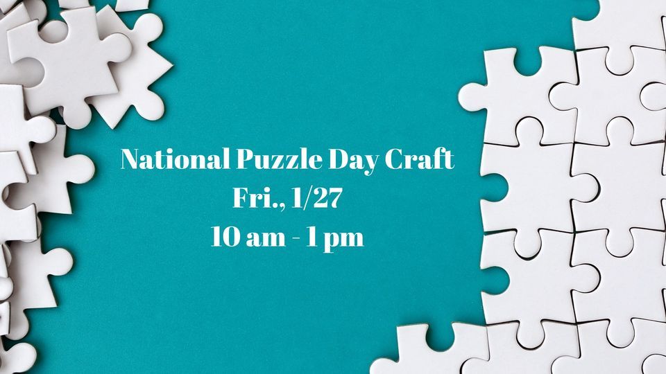 National Puzzle Day Craft, SPARK Imagination and Science Center