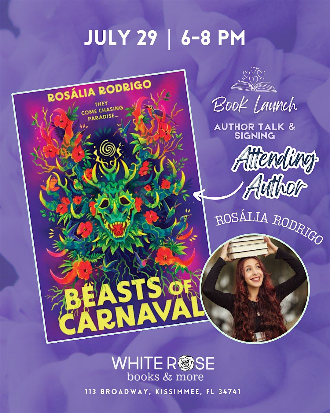 Book Launch Event and Signing with Debut Fantasy Author Rosália Rodrigo, 29 July | Event in Kissimmee | AllEvents