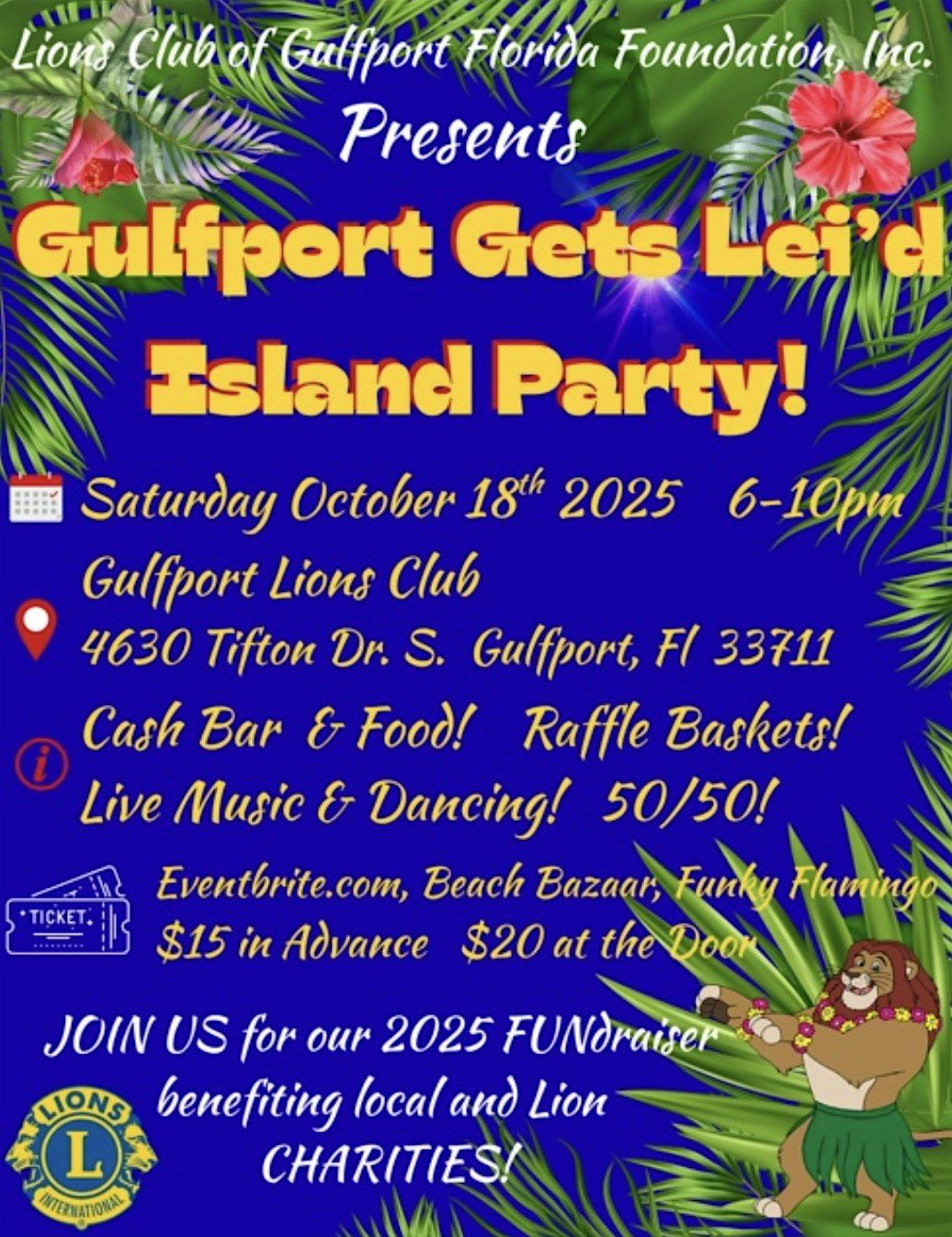 Gulfport Gets Lei'd Island Party, 18 October | Event in Gulfport | AllEvents