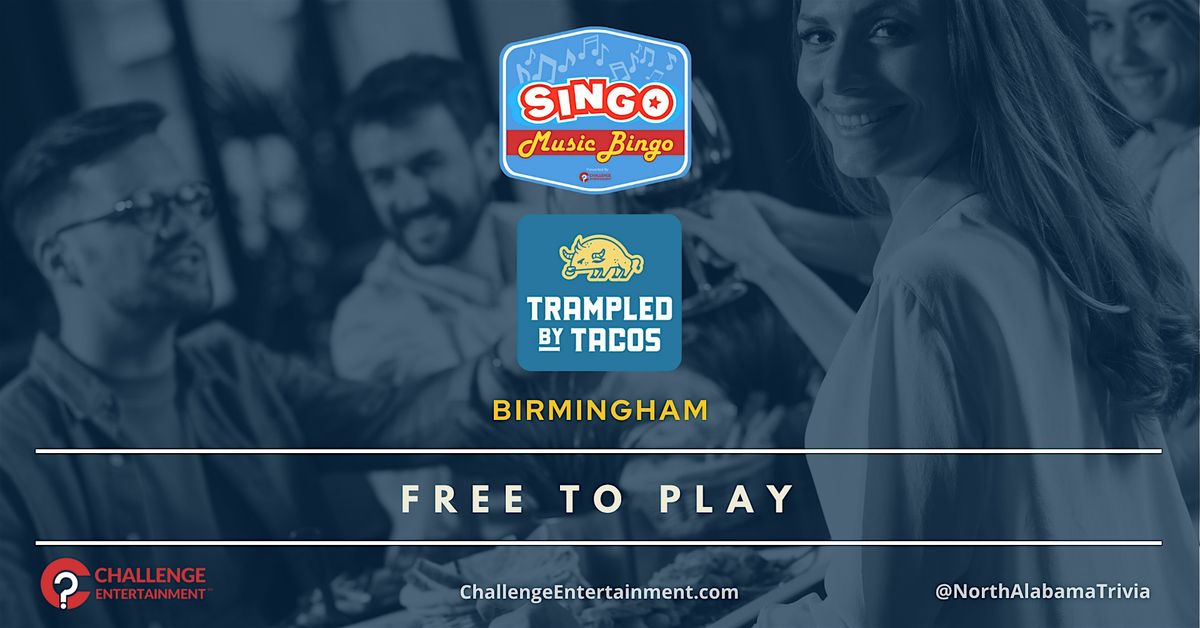Weekly SINGO Bingo Nights at Trampled By Tacos, 25 August | Event in Birmingham | AllEvents