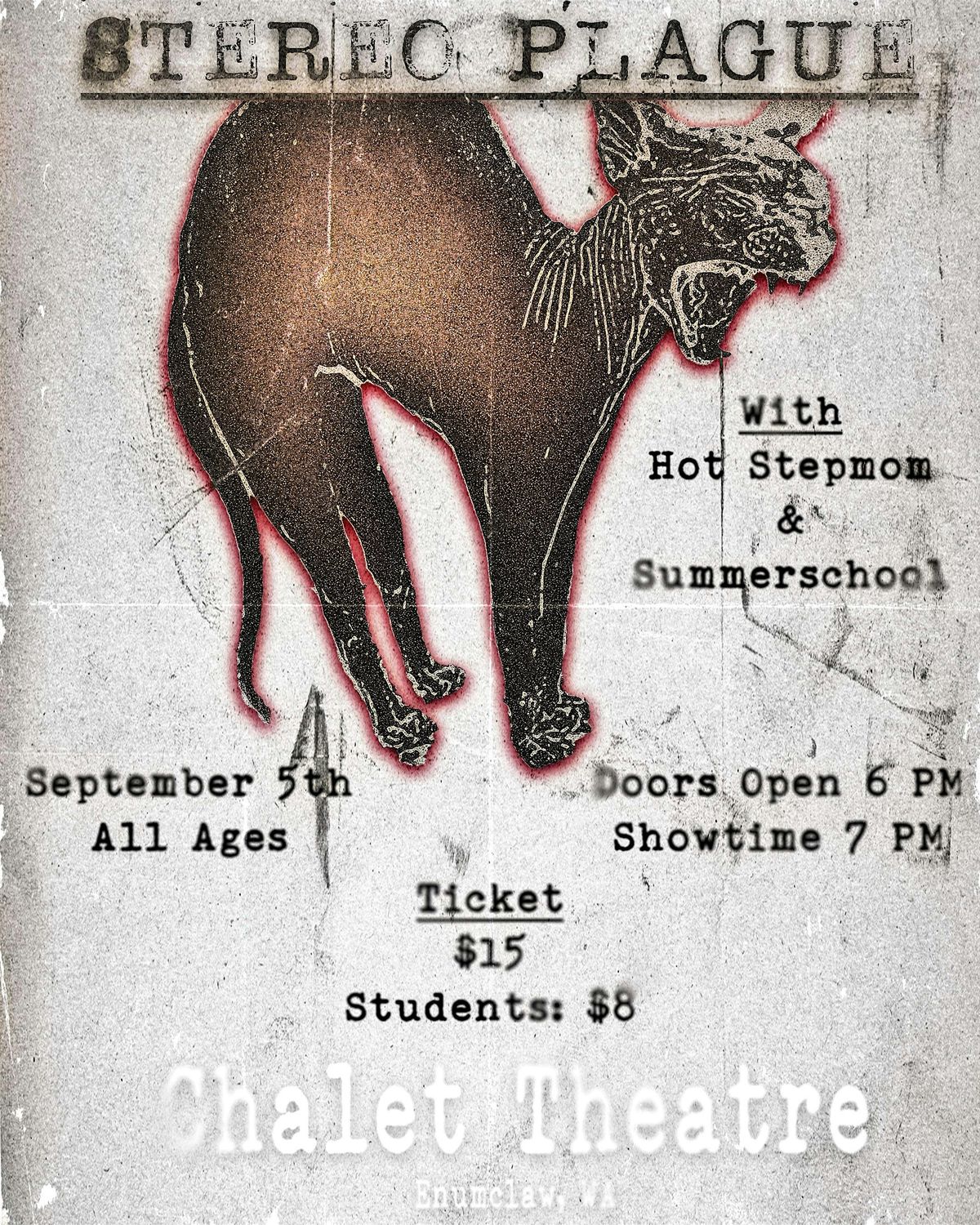 STEREO PLAGUE, 5 September | Event in Enumclaw | AllEvents
