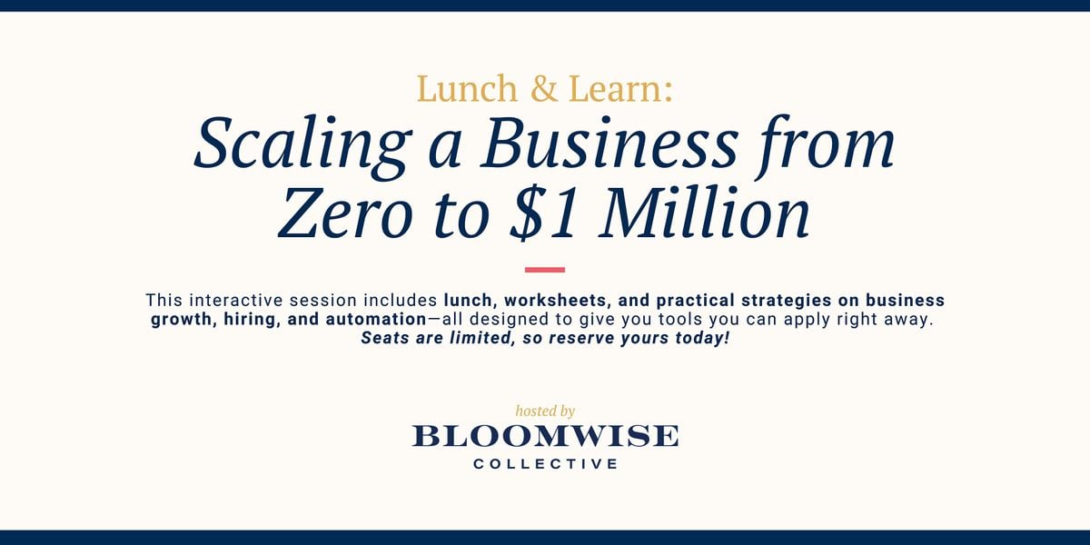 Scaling a Business from Zero to $1 Million, 7 October | Event in Augusta | AllEvents