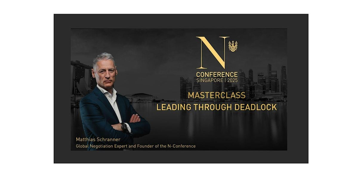 Leading through Deadlock – One-Day Masterclass w/ Matthias Schranner, 13 November | Event in Queenstown
