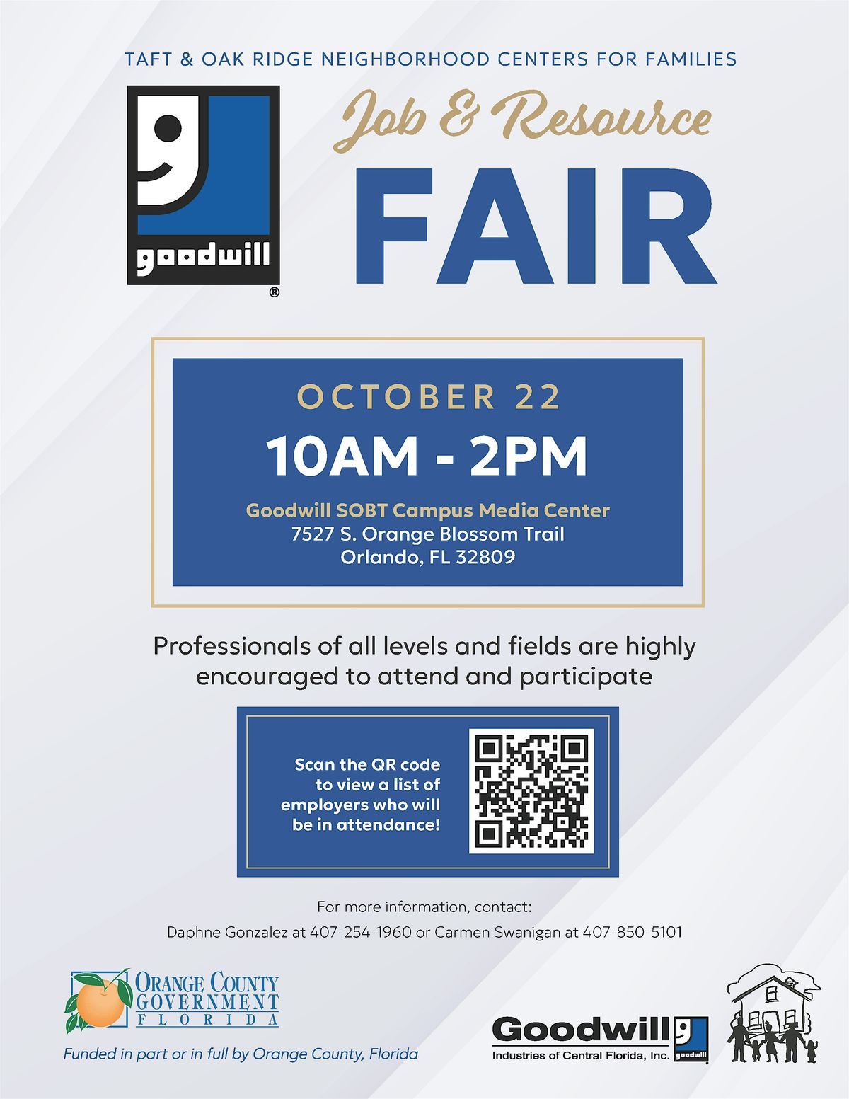 Job and Resource Fair, 22 October | Event in Orlando | AllEvents
