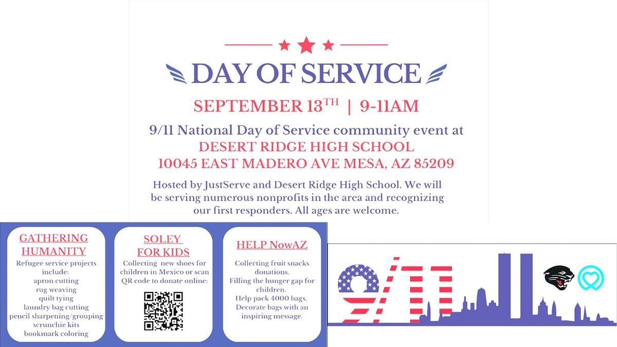 Day of Service, 13 September | Event in Mesa | AllEvents