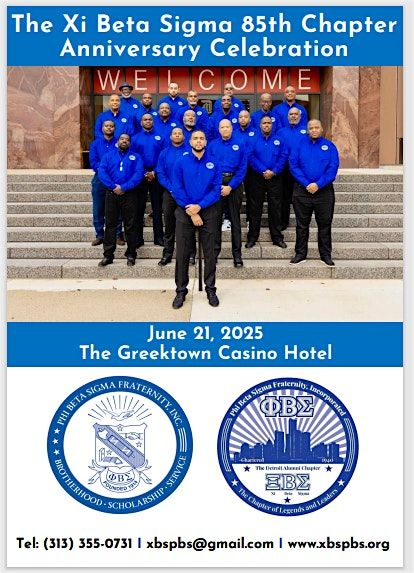 The Xi Beta Sigma 85th Chapter Anniversary, 21 June | Event in Detroit | AllEvents